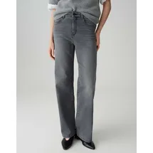 opus pants Damen Wide | Melly MODERN Wide Leg Jeans mit Powerstretch Mid Rise mid Carbon Grey, 38 L30 - 38W / 30L