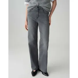 opus pants Damen Wide | Melly MODERN Wide Leg Jeans mit Powerstretch Mid Rise mid Carbon Grey, 38 L30 - 38W / 30L