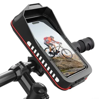 HpLive Handyhalterung Fahrrad,Stoßfester und wasserdichter Fahrrad-Handy-Halter Fahrradhalterung Bike Lenker Halte,18x10x10cm