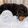 LIONTO Hundebett Donut L 120 cm hellgrau