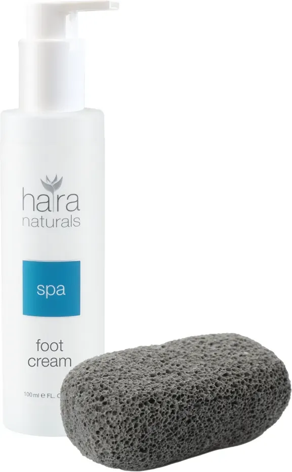 hara naturals - Foot Cream mit Smoother gratis