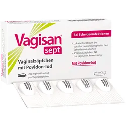 Vagisan sept Vaginalzäpfchen mit Povidon-Iod