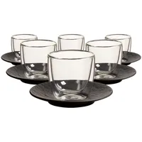 Villeroy & Boch Manufacture Rock Espressoglas 0,06 l 6-tlg.