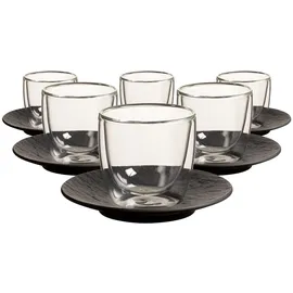 Villeroy & Boch Manufacture Rock Espressoglas 0,06 l 6-tlg.