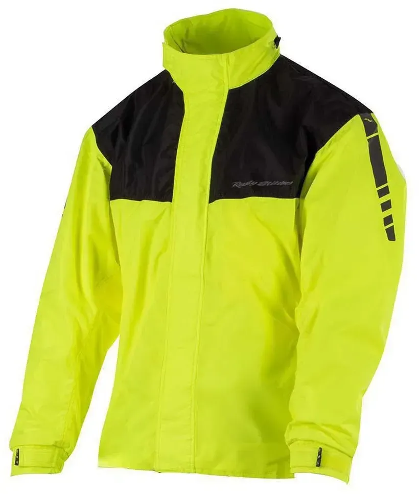 Rusty Stitches Sander Regenjacke - Black / Fluo Yellow - 2XL