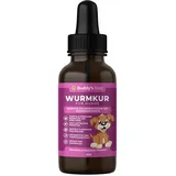 BUDDY'S BEST 50ml Natürliche Wurmkur Hund - Entwurmungsmittel für Hunde - Entwurmung Hund - Wurmkur für Hunde