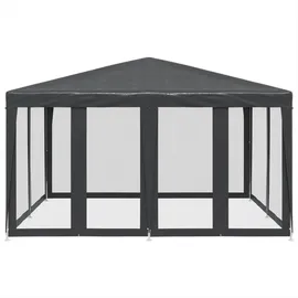 vidaXL Partezelt 4 x 4 m inkl. 8 Seitenteile Anthrazit