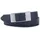 Bernd Götz "Ledergürtel mit flacher Rechteckschließe in matter Optik", Damen, Gr. 105, marine, Rindsleder, Gürtel Ledergürtel