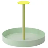 REMEMBER Tablett Nana Ø 28 cm Metall Grün Lime