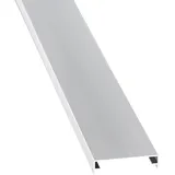 Guttagliss Alu-Zierklemmdeckel für Hohlkammerplatten 16 mm 3 m Silber