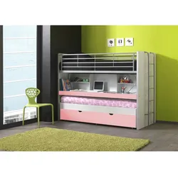 Vipack Hochbett Bonny BONHS80, rosa