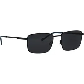 Eschenbach Sonnenbrille TITANFLEX "Modell 824132", Herren, schwarz (blau), matt, Sonnenbrillen Sonnenbrille, Form Karree/Eckig, Logoschriftzug auf Bügel, Titanflexfassung