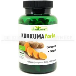 KURKUMA FORTE Curcumin+Piperin Kapseln 160 St