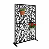 Relaxdays Sichtschutzelement 40 cm schwarz Eisen 1 St.