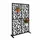 Relaxdays Sichtschutzelement 40 cm schwarz Eisen 1 St.