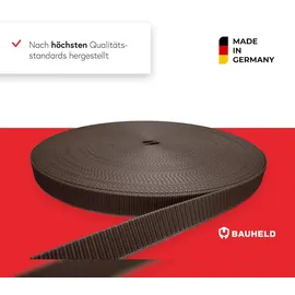 BAUHELD 50m Rollladengurt 14mm Braun
