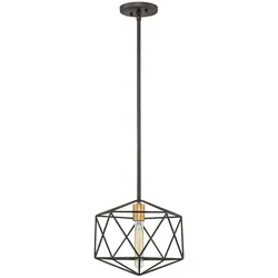 Astrid Mini-Anhänger - Matte Bronze und Deluxe Gold