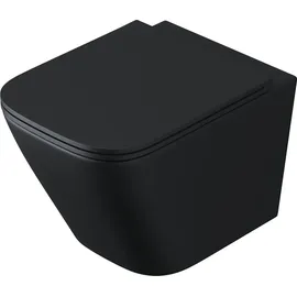 doporro Aachen mit WC-Sitz Schwarz