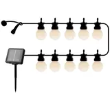 Sirius LED Lichterkette Solar 3 m Schwarz