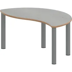 Tisch ZALOTTI mit Linoleum-Belag