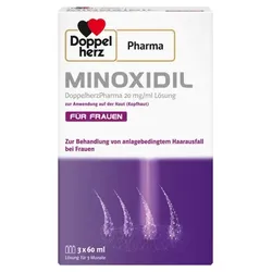 Minoxidil DoppelherzPhar.20mg/ml Lsg.Anw.Haut Frau 3X60 ml