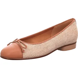 Gabor Pumps beige braun Bast Ballerinas 85.102.48 für Damen, braun, Größe 42 EU / 8 UK