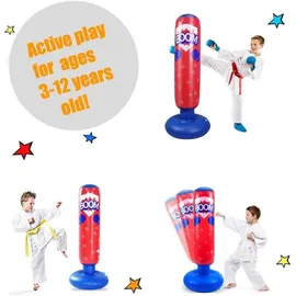 luxuskollektion Boxsack Kinder 120cm Standboxsack Kickboxen Karate