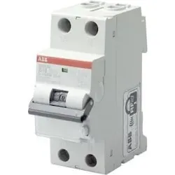 ABB, Schutzschalter, RCBO DS201 FI/LS-Schalter 16A, 1P+N-polig Typ C, Empfindlichkeit 30mA, DIN-Schienen-Montage