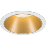 Paulmann 93396 LED-Einbauleuchte GU10 Weiß (matt), Gold