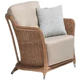 Xlmoebel Sessel Hochwertiger Rattan-Polstersessel in Beige mit luxuriösem Design zum (Sessel), Hergestellt in Europa beige