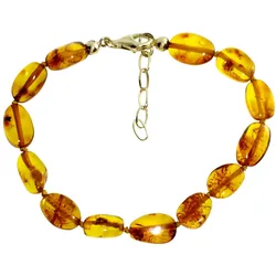 Armband OSTSEE-SCHMUCK "Ostsee-Schmuck Armband Serana Armband Serana", braun, Armbänder, Damen, 19cm, Bernstein