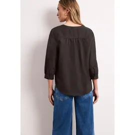 STREET ONE Bluse mit Split Neck Braun 38