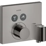 Axor ShowerSelect Thermostat Unterputz eckig für 2 Verbraucher Polished Black Chrome 36712330
