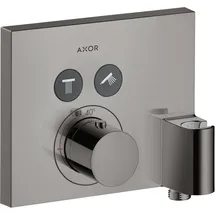 Axor ShowerSelect Thermostat Unterputz eckig für 2 Verbraucher Polished Black Chrome 36712330