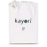 Kayori Spannbettlaken Flanell 180 x 200 cm weiß