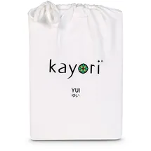 Kayori Spannbettlaken Flanell 180 x 200 cm weiß