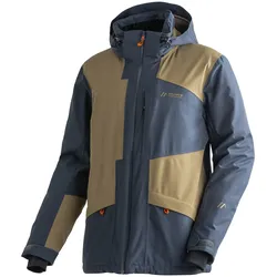 Skijacke »Bukovel«, Herren Winterjacke mit RV-Taschen und Kapuze, wasserdicht, Gr. 64, dunkelgrau, , 64381067-64
