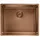 Franke Mythos Masterpiece BXM 210/110-50 rechts Einbauspüle Edelstahl PVD Copper Druckknopfventil 1270 x 540 mm