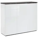 Premium Living MALIN 120 x 102 x 35 cm weiß / weiß