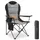 HOMECALL Campingstuhl Hochlehner Grau/Schwarz