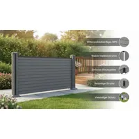 prestige home living outdoor WPC-Sichtschutzzaun 190 x 130 cm