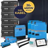 Offgridtec HUSATECH PowerSet 28,8 kWh mit Victron MultiPlus II 48/5000/70-50 und Pylontech US5000 Speicher