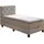 SUN GARDEN Boxspringbett Jeff 120 x 200 cm H3 Grau