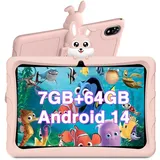 DOOGEE U9 Kid Kinder Tablet Android 14, 10 Zoll HD Augenschutz Kids Tablet, 7GB+64GB/TF 1TB Quad-Core, 5060mAh, WiFi 6, Dual-Kamera, Kinder-Tablet mit Schutzhülle