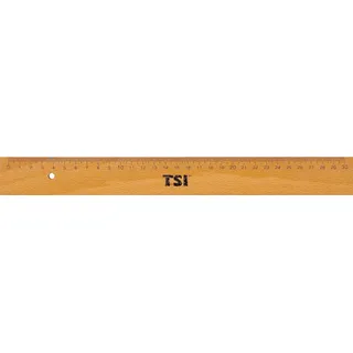 TSI Lineal 30 cm aus Holz, mit Metallkante, Art.Nr. 46230