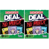 Monopoly Deal No Mercy Kartenspiel - Die Monopoly Deal Edition ohne Erbarmen - Unterhaltsame Familienspiele für Kinder, Jugendliche und Erwachsene - 2-5 Spieler - Ab 8 Jahren - Deutsche Version