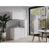 Respekta KSU50 Kühlschrank (82 l, 838 mm hoch, Weiß)