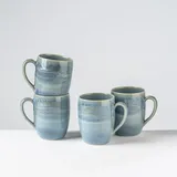 gipfelstück Kaffeetasse 0,325 l Blau/Grün 4 St.