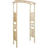 vidaXL Rosenbogen 110 x 40 x 205 cm Bambus