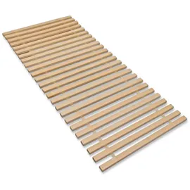 Madera XXL Rollrost mit 23 stabilen Leisten aus Buchenholz 80 x 200 cm